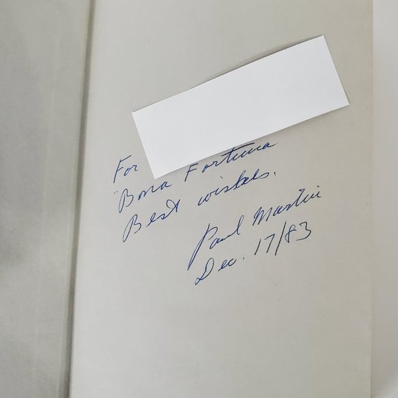 Signed First Print Paul Martin - 2 Volume HC - A Very Public Life Autobiography - Picture 4 of 9